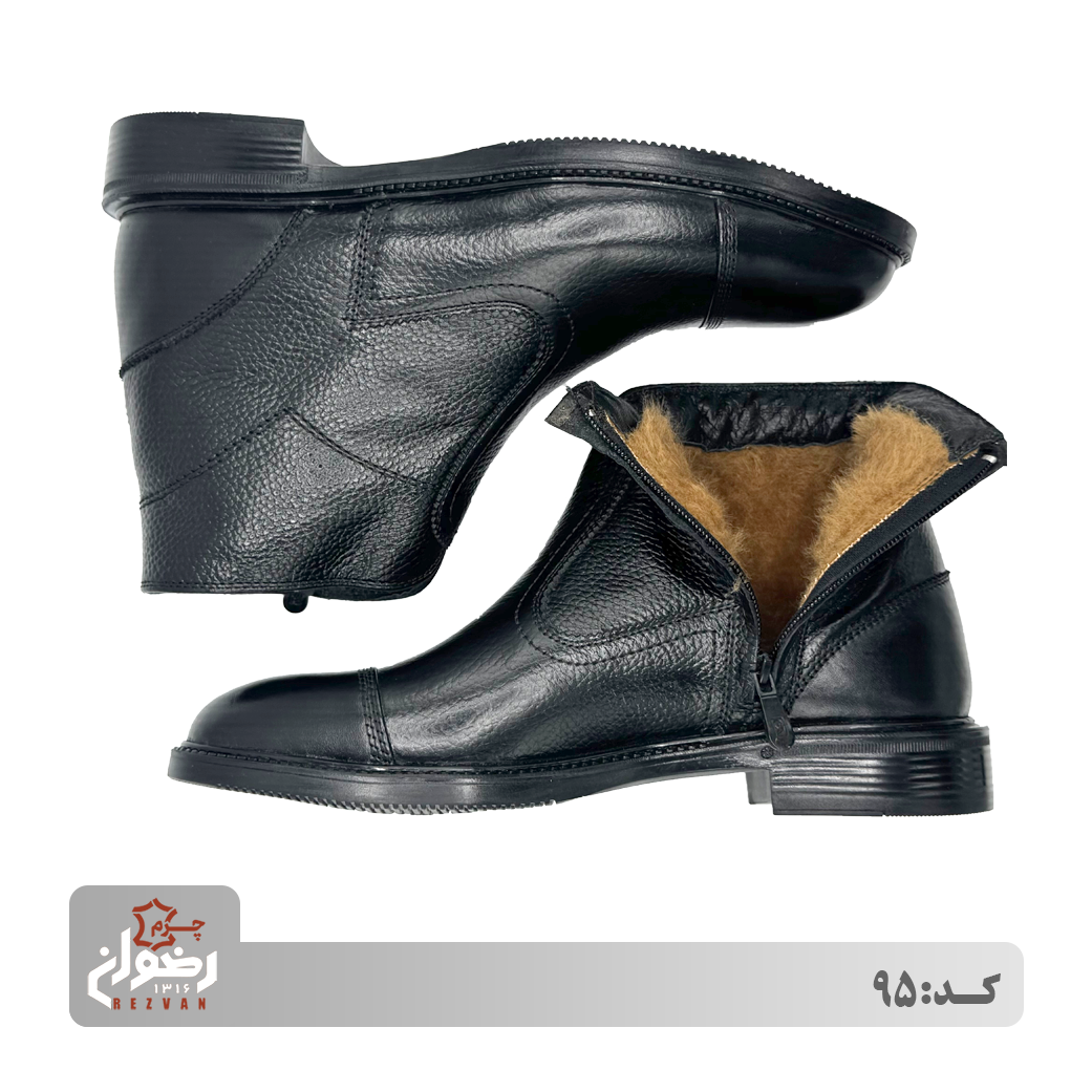 کفش بوت چرم طبیعی مردانه 95